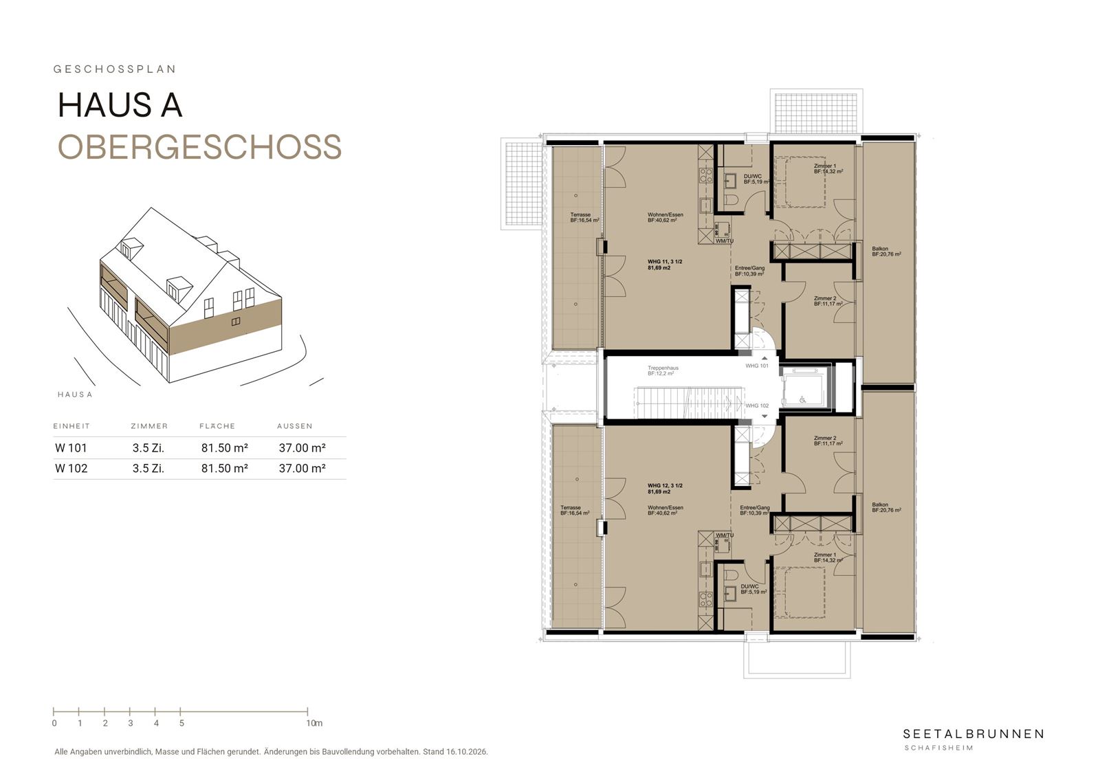 Vorschau: Obergeschoss Haus A
