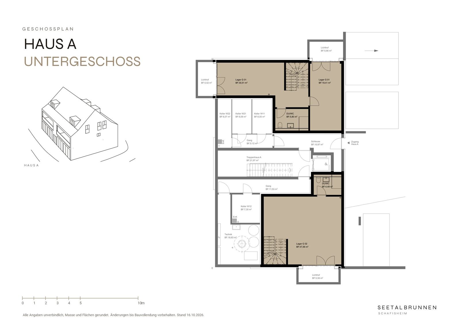 Vorschau: Untergeschoss Haus A