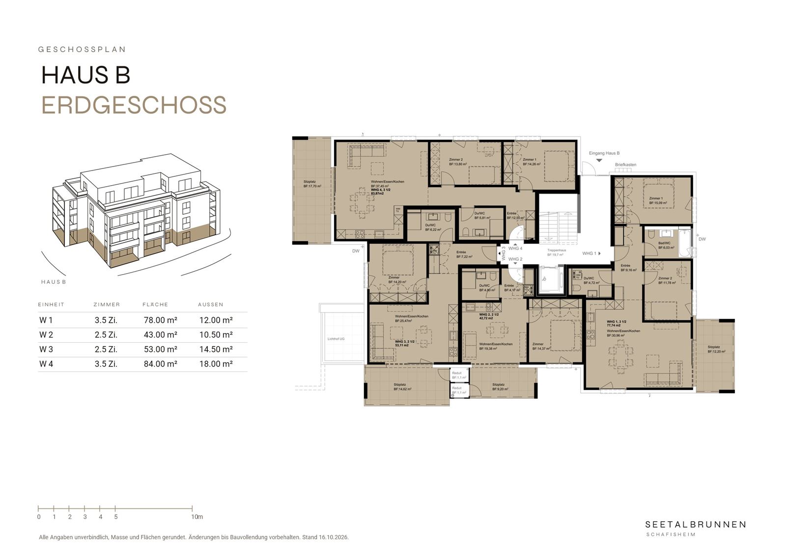 Vorschau: Erdgeschoss Haus B