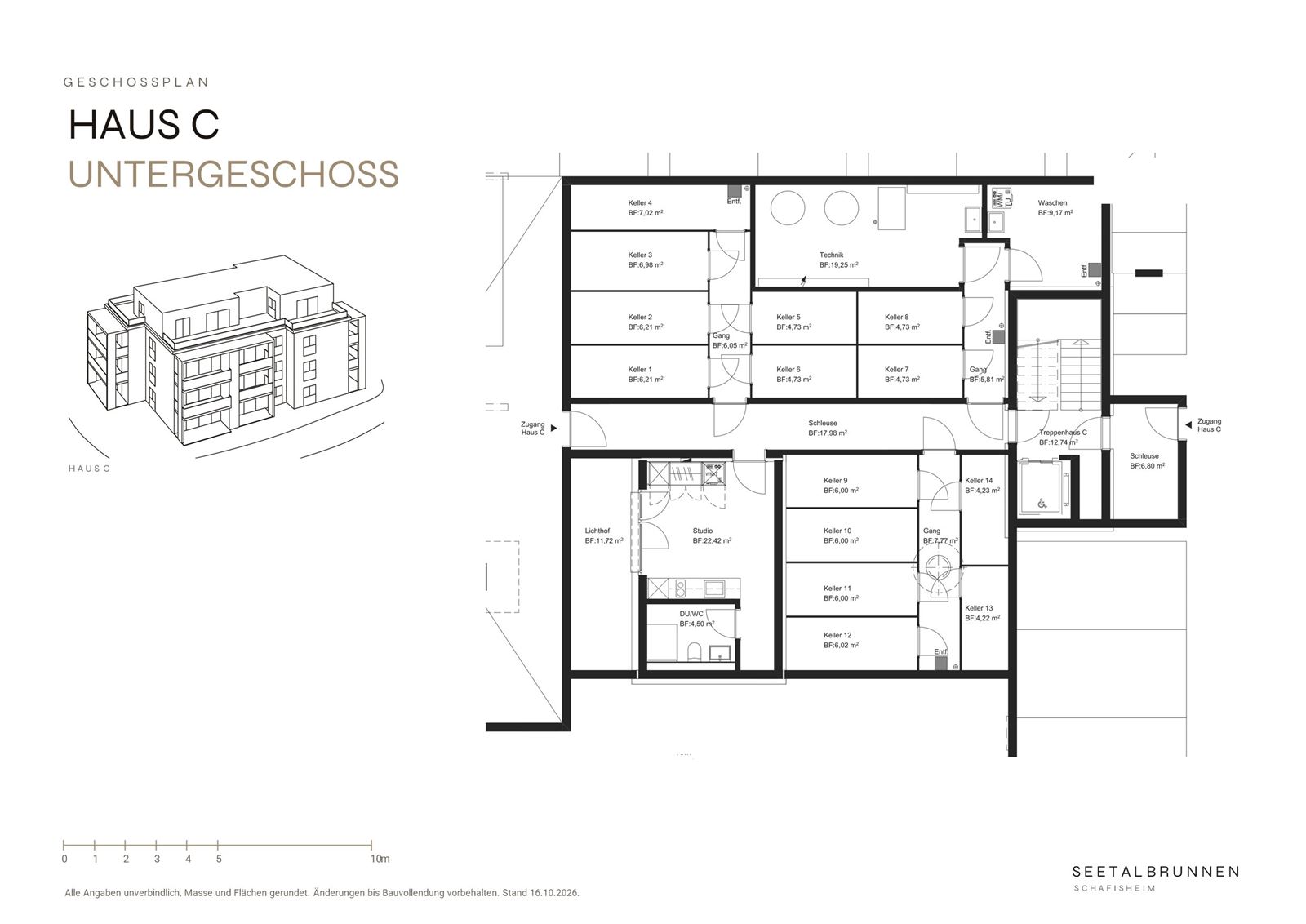 Vorschau: Untergeschoss Haus C