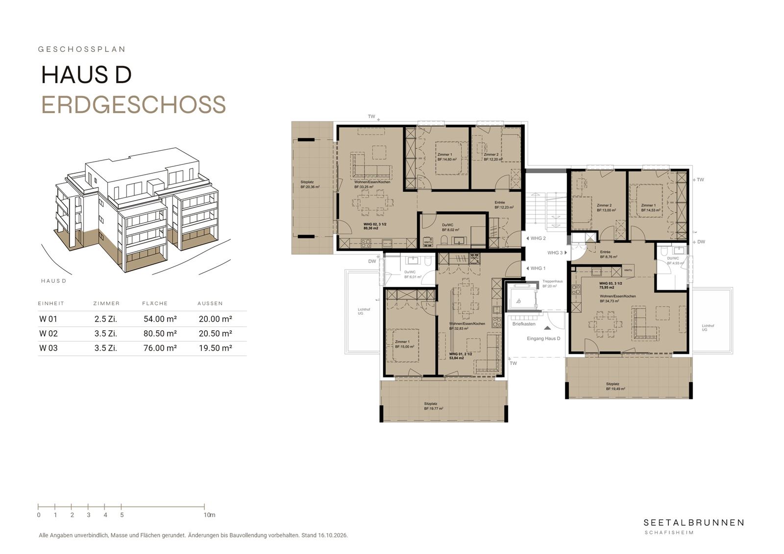 Vorschau: Erdgeschoss Haus D