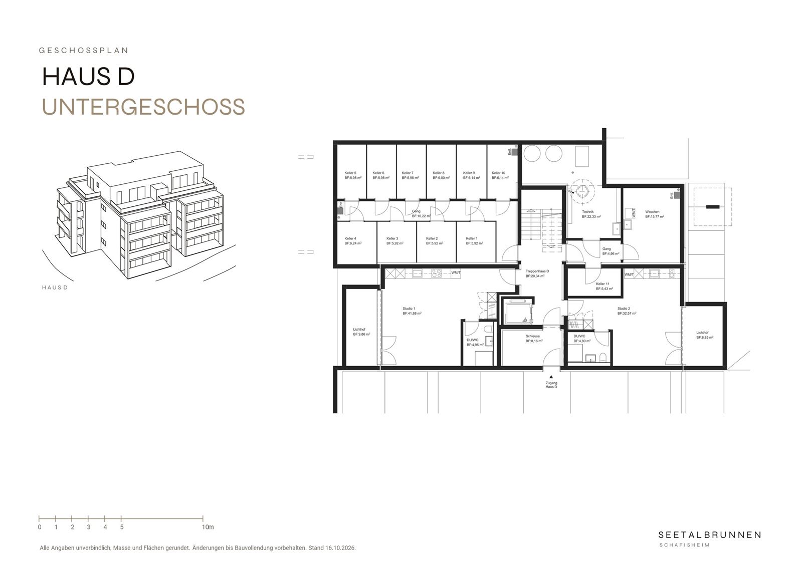 Vorschau: Untergeschoss Haus D
